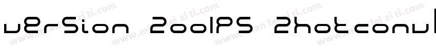 Version 2001PS 2hotconv字体转换